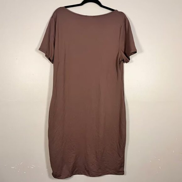 Women’s Fashion Nova Square Neck Stretchy Bodycon Clubwear Sexy Mini Dress 2XL - Picture 6 of 6